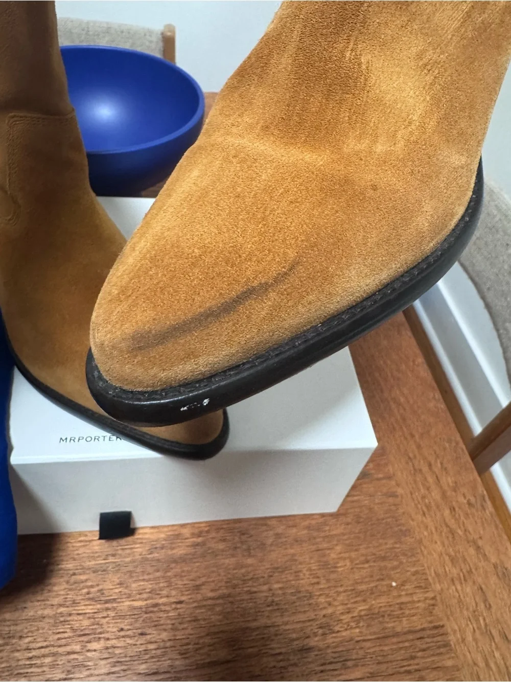 Isabel Marant Men's Suede Zip Boots in Tan Size EU 40